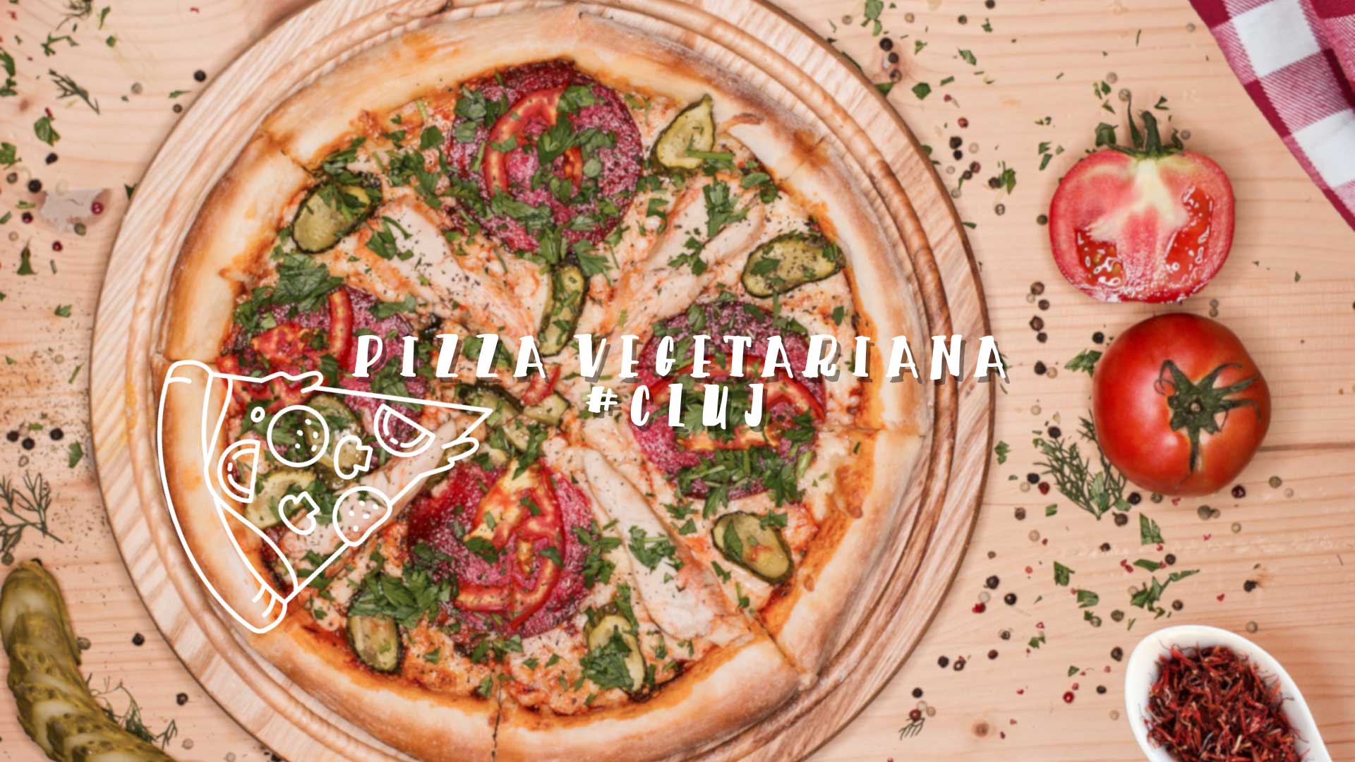 Cea mai bună pizza vegetariană din Cluj | #vegfoodiecluj