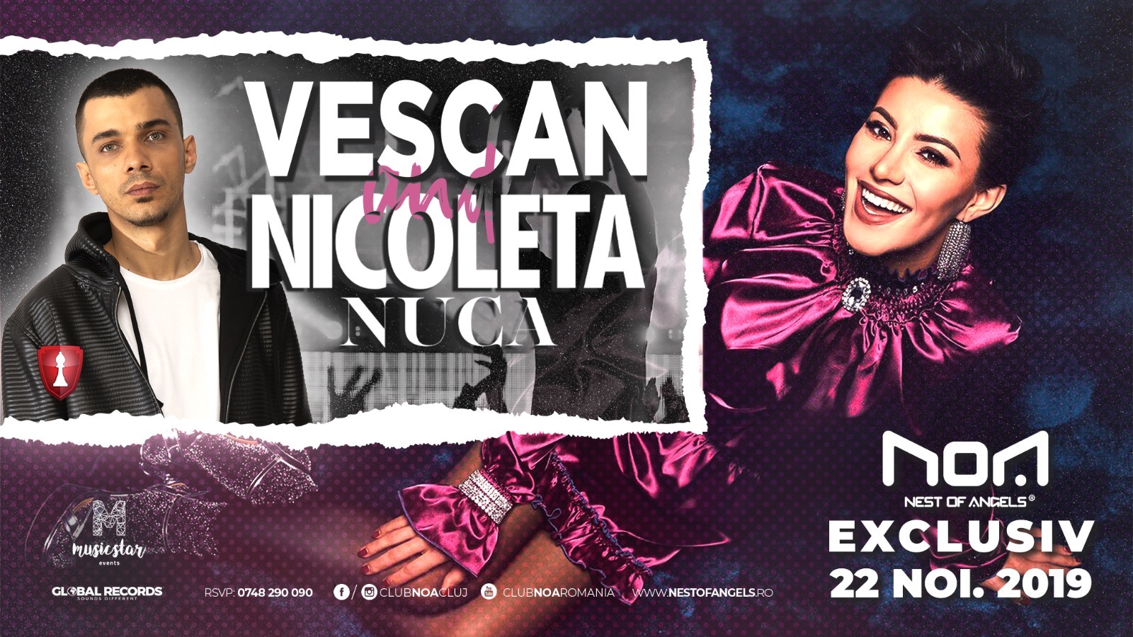 Vescan & Nicoleta Nucă @ Club NOA
