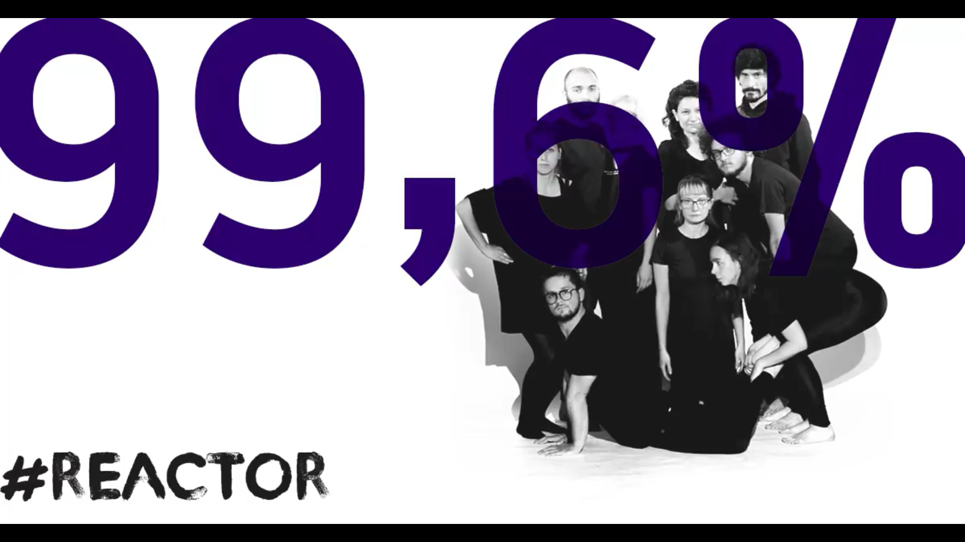 99,6% @ Reactor