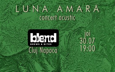 Luna Amară live @ Blend. Brews & Bites