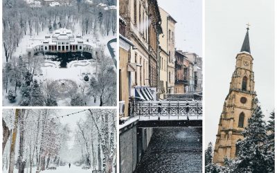 Clujul acoperit de zăpadă! Cele mai frumoase poze postate pe Instagram în ultimele zile