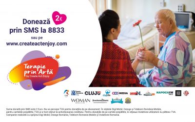 Terapie prin Artă by Create.Act.Enjoy, ediția a 9-a, în 7 spitale partenere: Cluj-Napoca, Alba și Zalău