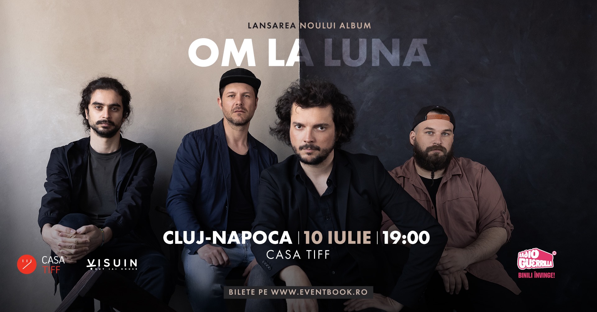 OM LA LUNĂ LANSAREA NOULUI ALBUM Cluj - Casa TIFF