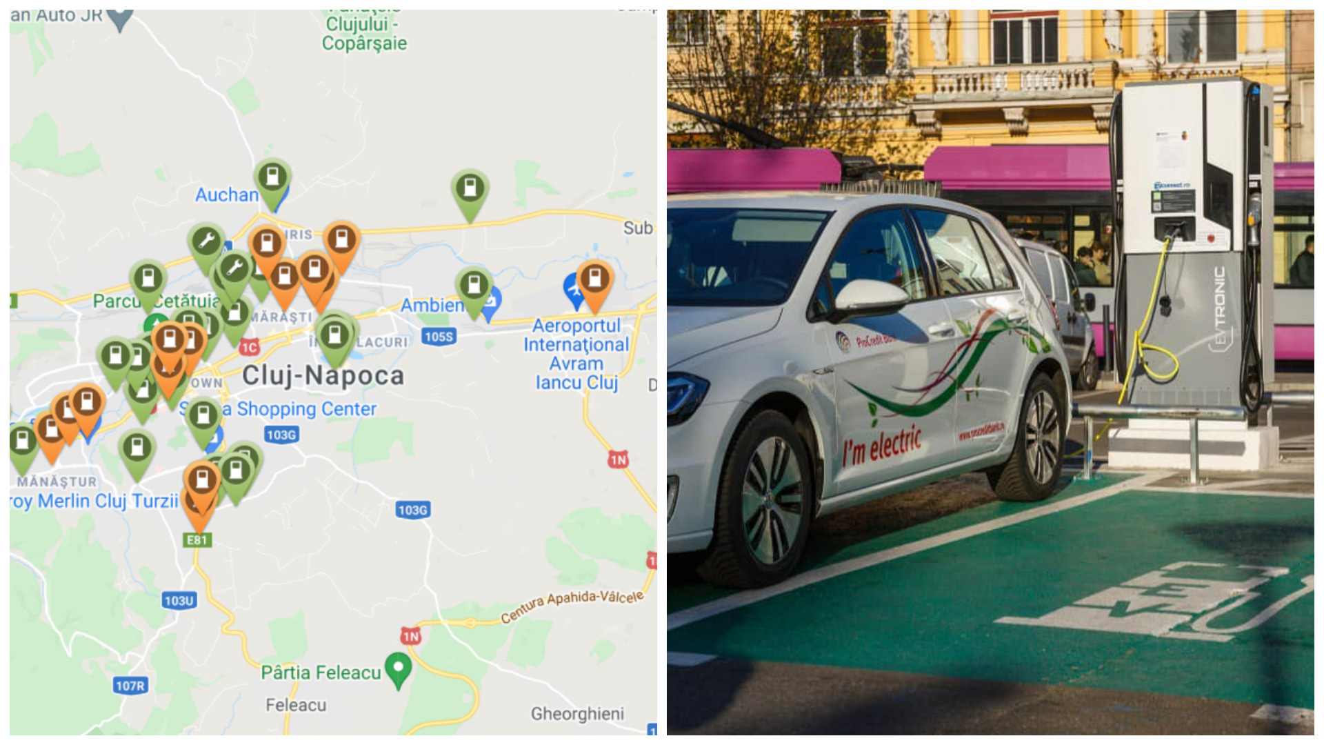 Unde îți poți încărca mașina electrică în Cluj?
