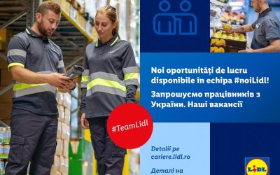 Lidl România oferă locuri de muncă pentru refugiații ucraineni
