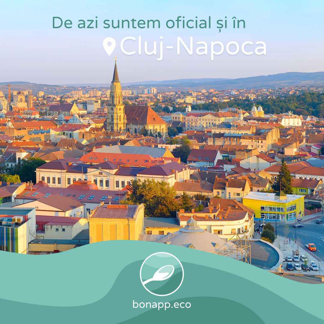 Bonapp.eco, aplicație prin care utilizatorii pot economisi 40-80% la achiziția de alimente, se extinde în Cluj-Napoca