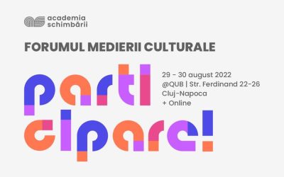 Forumul Medierii Culturale 2022 @ Clujhub