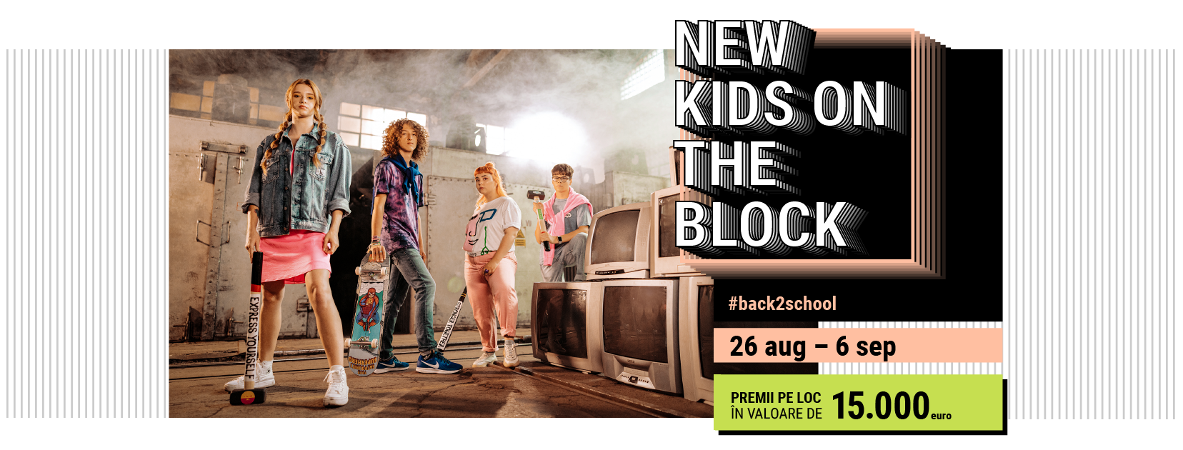 New kids on the block – pregătește-te pentru școală la Iulius Mall Cluj și primești premii care te reprezintă