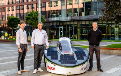 Cum au construit studenții de la UTCN o mașină electrică solară cu ajutorul companiei Bosch