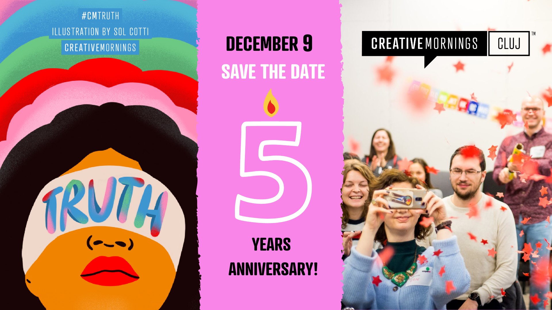 CreativeMornings Cluj 5 years anniversary