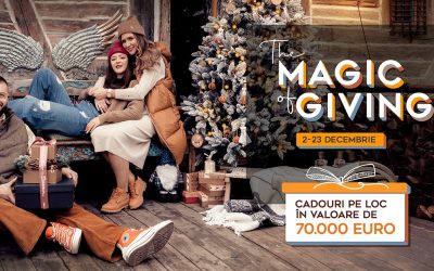 The magic of giving: cumpără cadourile perfecte pentru cei dragi și câștigă premii uimitoare la Iulius Mall Cluj