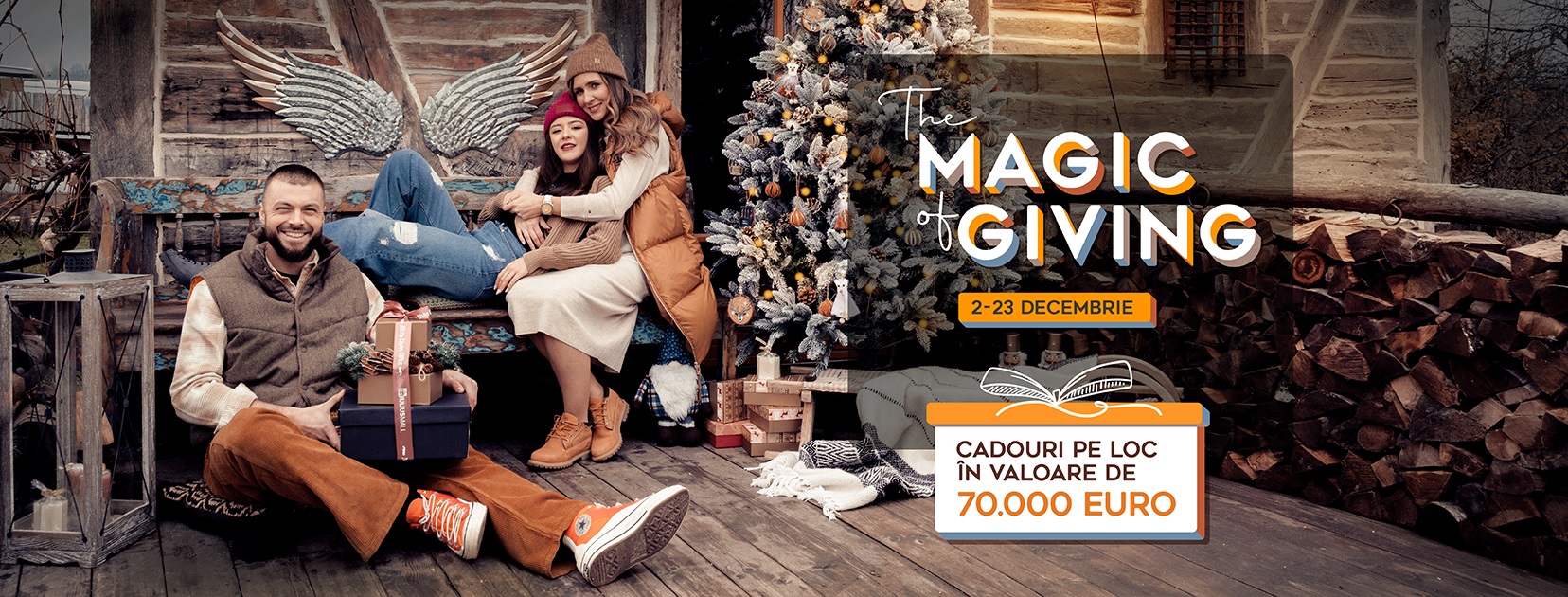 The magic of giving: cumpără cadourile perfecte pentru cei dragi și câștigă premii uimitoare la Iulius Mall Cluj