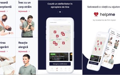 Compania clujeană Linnify dezvoltă pro-bono aplicația HelpMe în partneriat cu Academia de Prim Ajutor și donează un defribilator pentru acces public orașului Cluj-Napoca