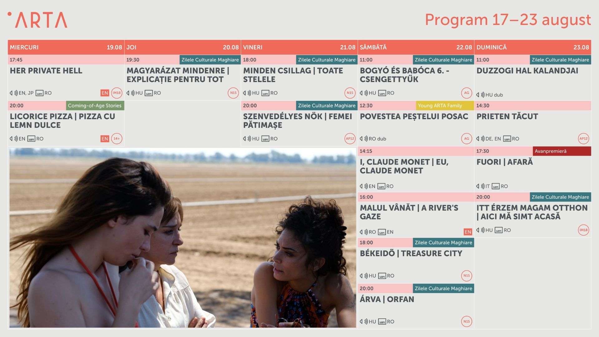 Program Cinema ARTA
