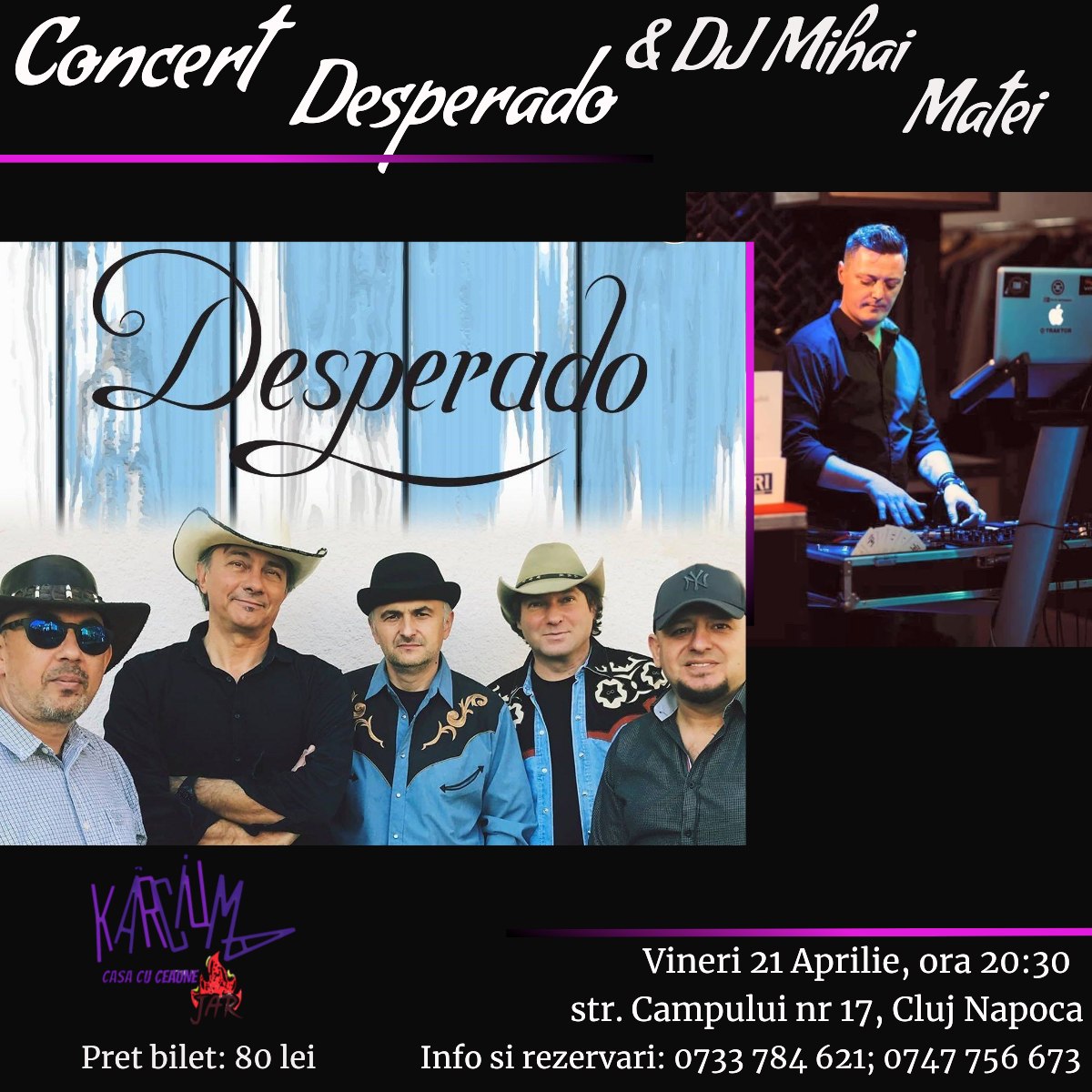 Concert Desperado & DJ Mihai Matei