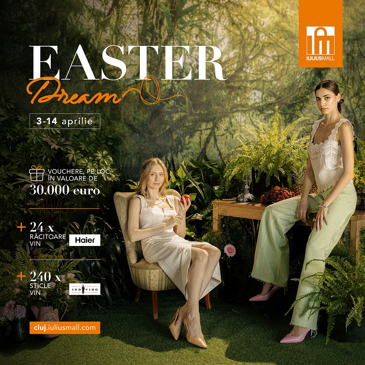 Cu Easter Dream totul este la superlativ în Iulius Mall Cluj: sesiuni de shopping în ton cu dorințele tale și premii de 30.000 de euro