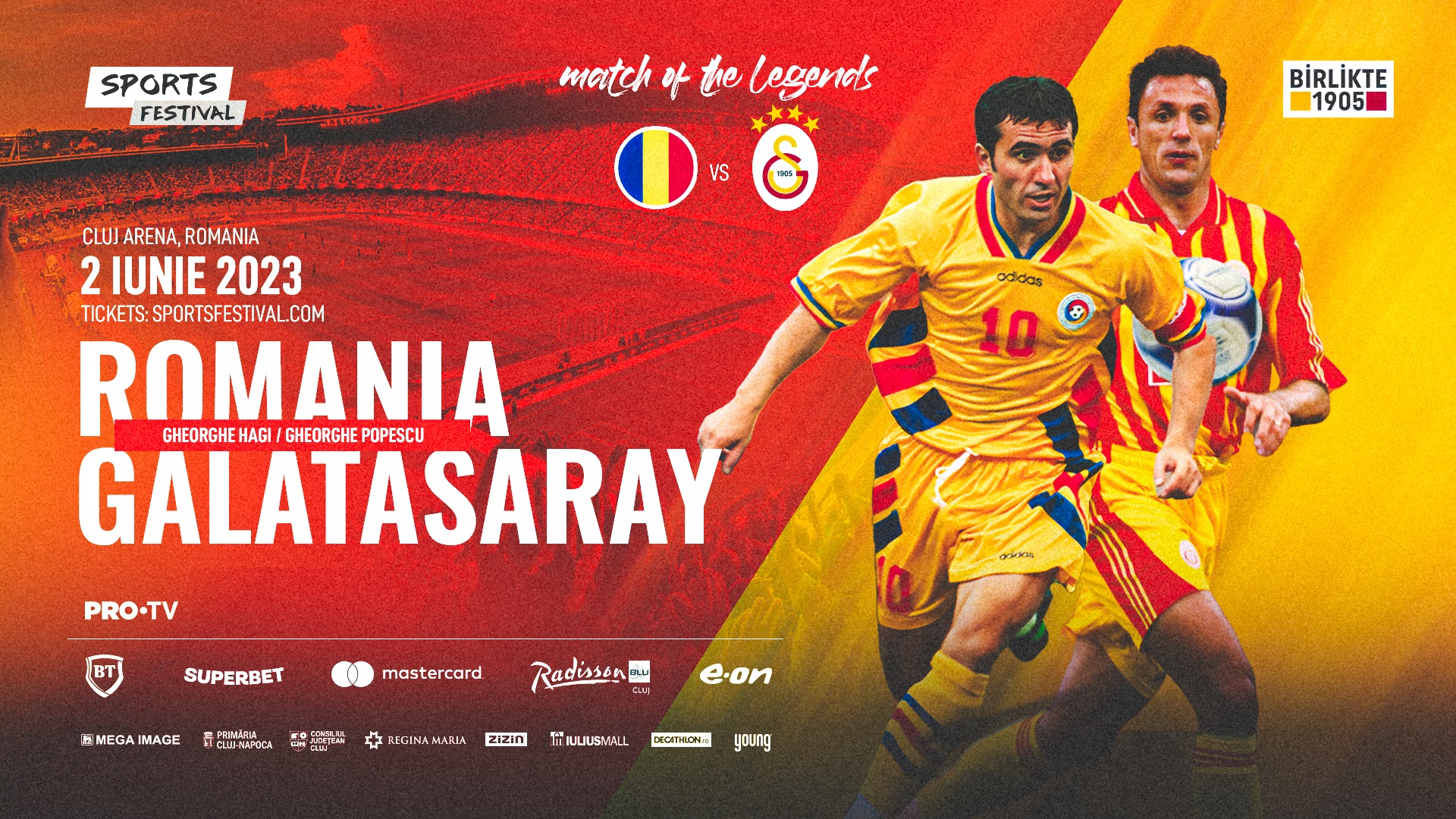 Romania vs Galatasaray | Match of The Legends @ Sports Festival 2023