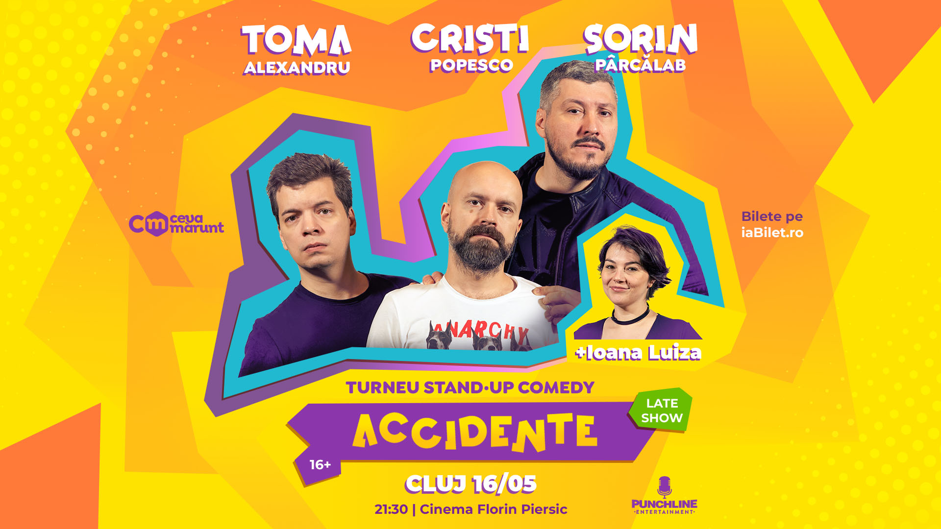 Stand-up cu Toma, Cristi & Sorin Pârcălab „Accidente”