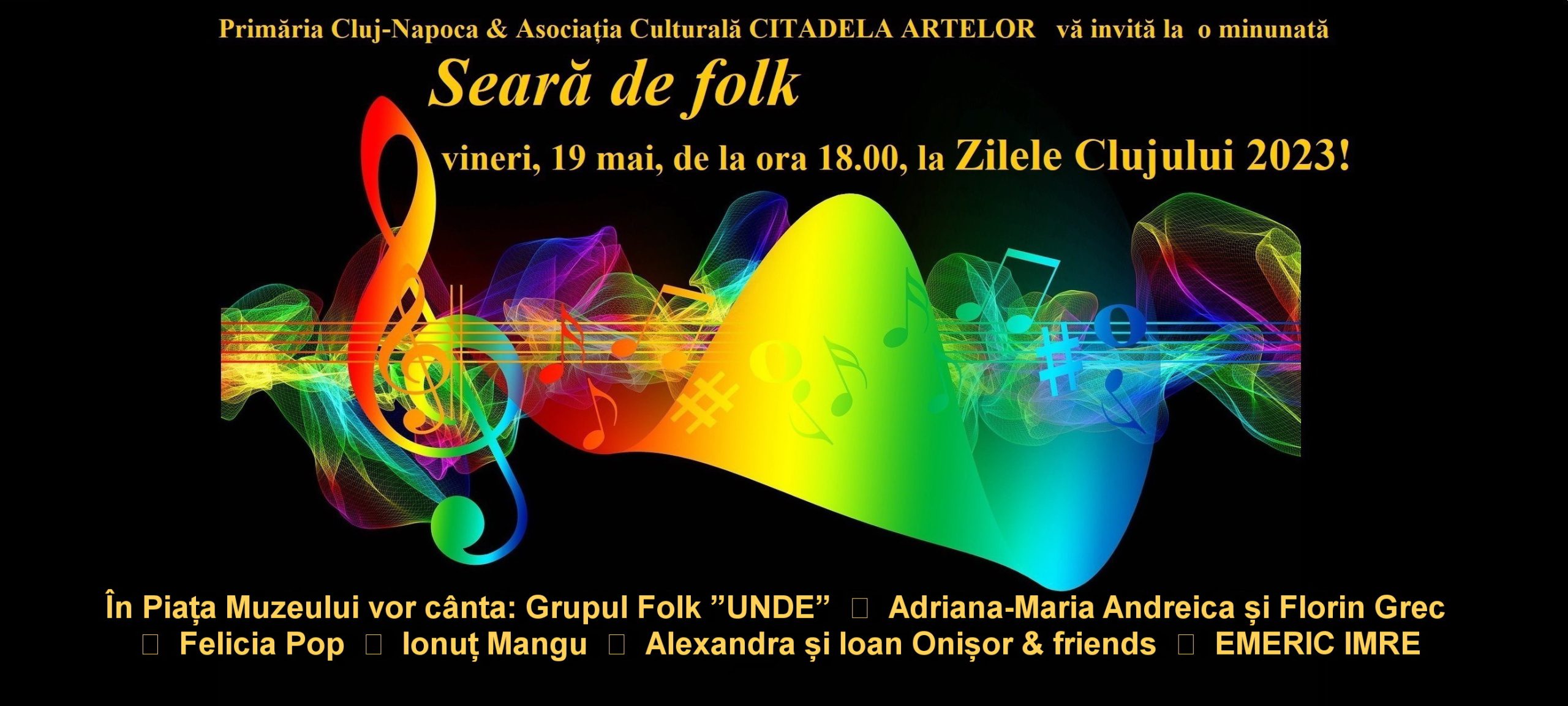 Concert FOLK la Zilele Clujului 2023