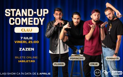 CLUJ | Stand-up Comedy cu Cîrje, Florin, Dobrotă și Popinciuc
