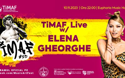 TiMAF Live w/ Elena Gheorghe