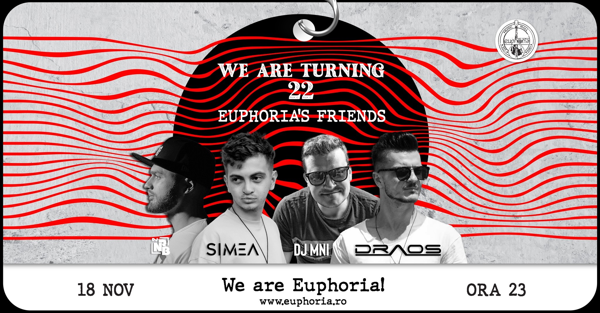 Euphoria's Friends with Simea, DJ Mni, Draos, DJ NRB