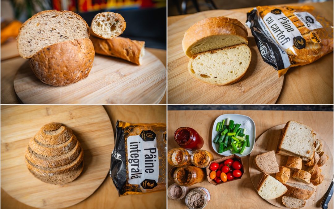 Am testat pâinea și produsele de patiserie La Casa împreună cu echipa, la birou