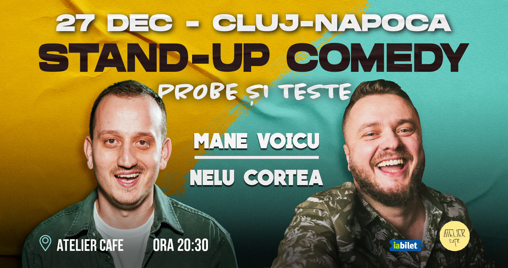 Stand up Comedy cu Mane Voicu și Nelu Cortea
