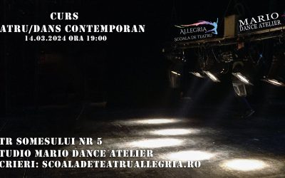 Curs teatru/dans – colaborare Scoala de teatru Allegria si Mario Dance Atelier
