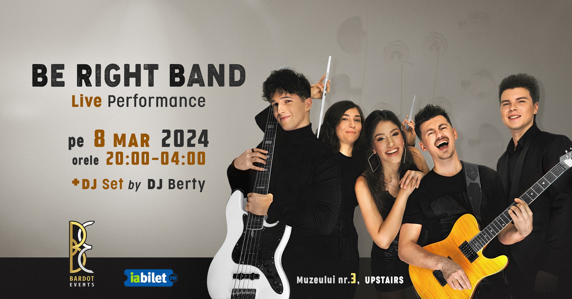8 martie live Performance cu Be Right Band