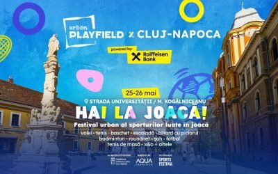 Cluj-Napoca, al doilea oraș de pe harta Urban Playfield. Evenimentul marca Sports Festival aduce bucuria jocului în inima Clujului